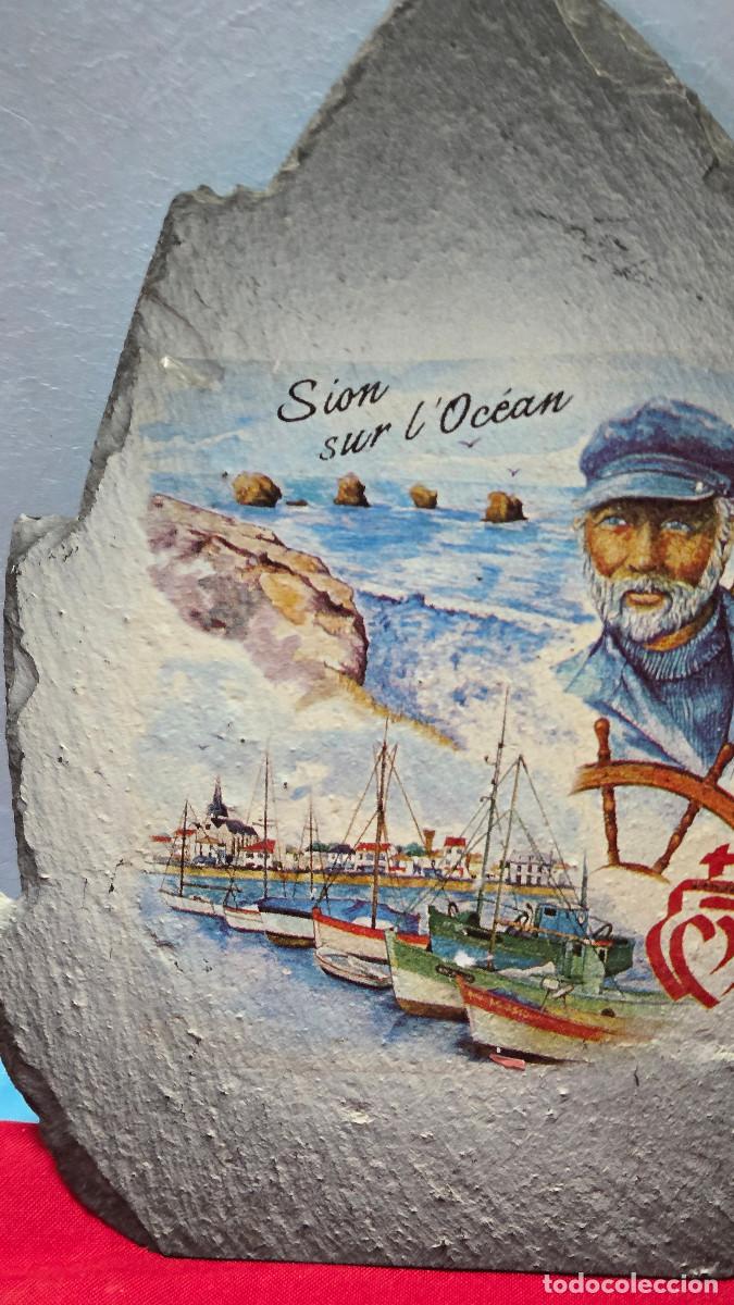 Vintage: placa de pizarra de marina - Foto 2