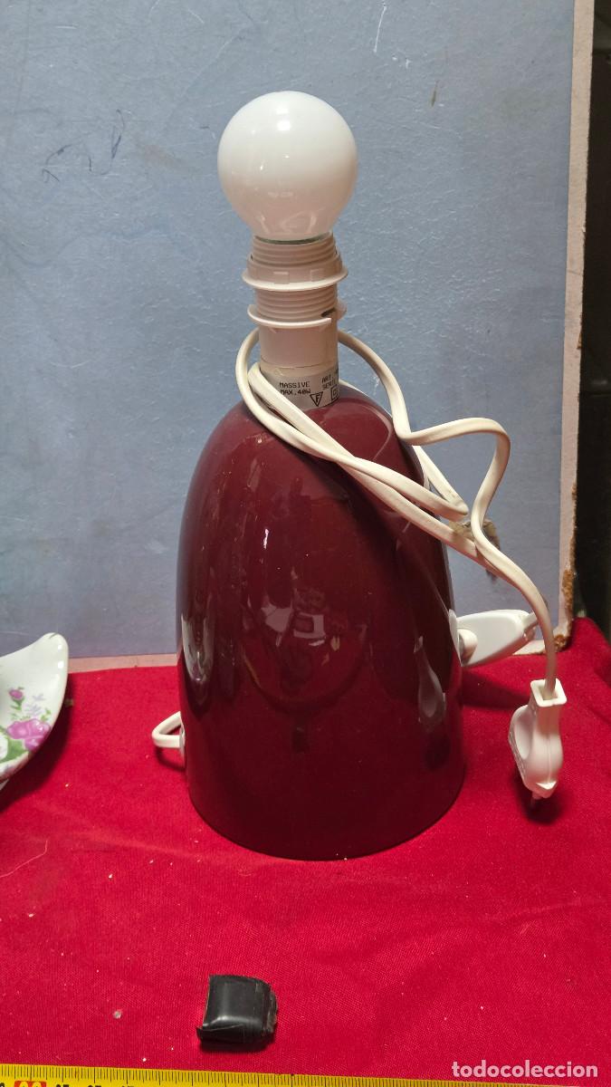 Vintage: lampara de emsa de ceramica