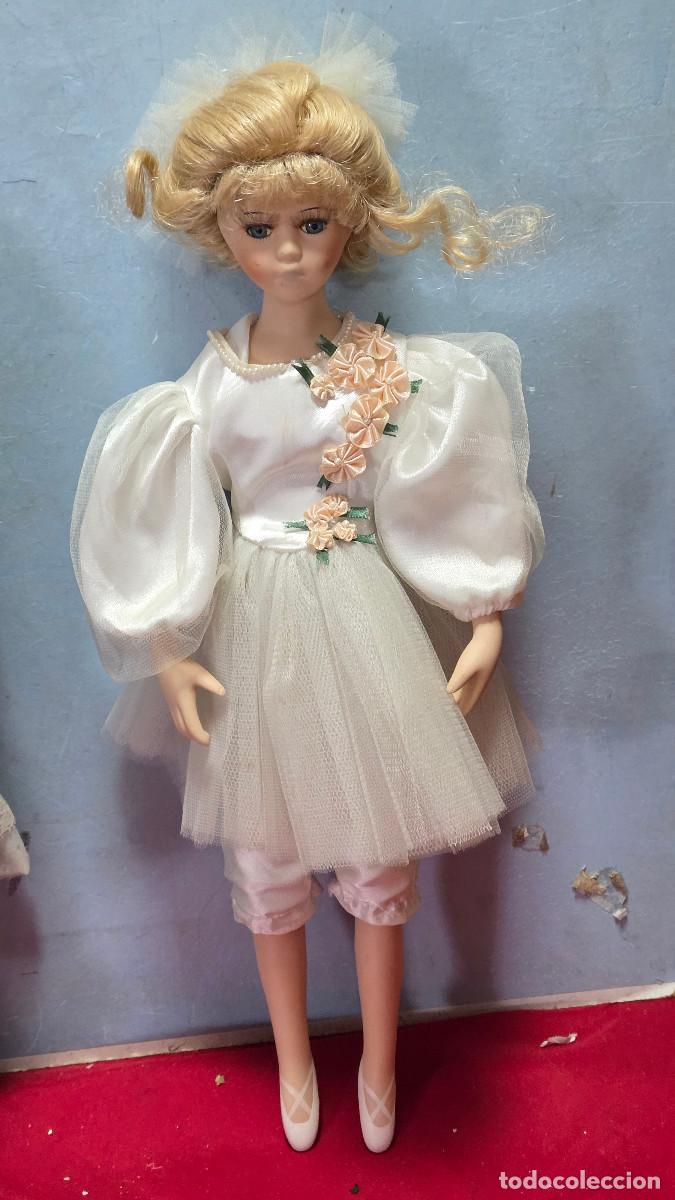 Vintage: mu&ntilde;eca de coleccion de porcelana