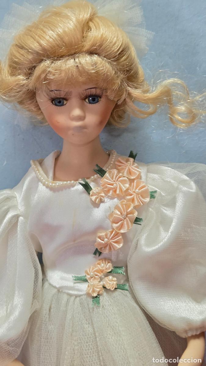 Vintage: mu&ntilde;eca de coleccion de porcelana - Foto 2