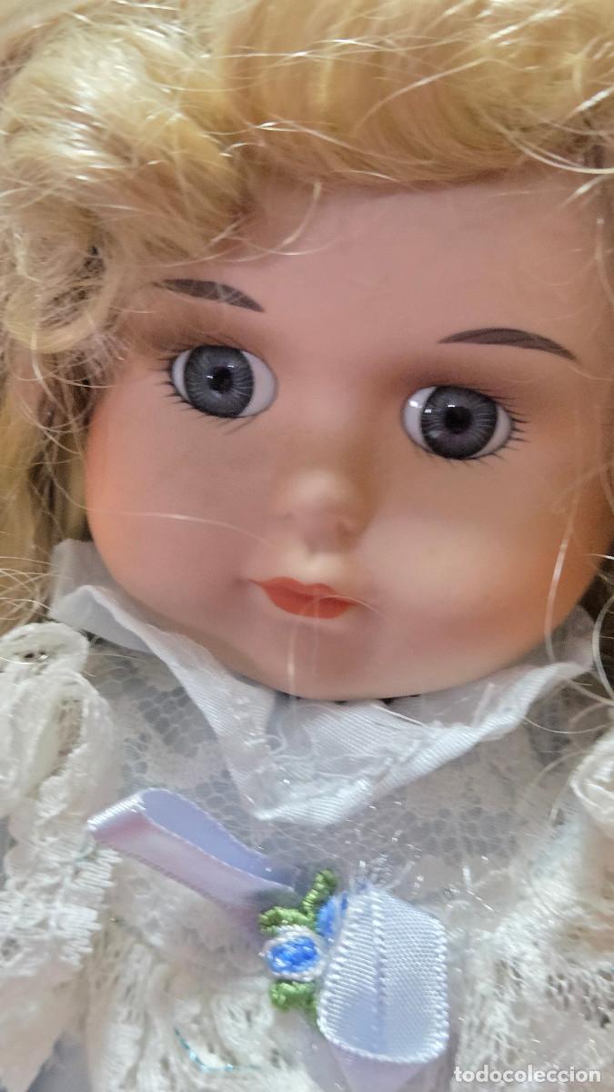 Vintage: mu&ntilde;eca de coleccion de porcelana - Foto 4