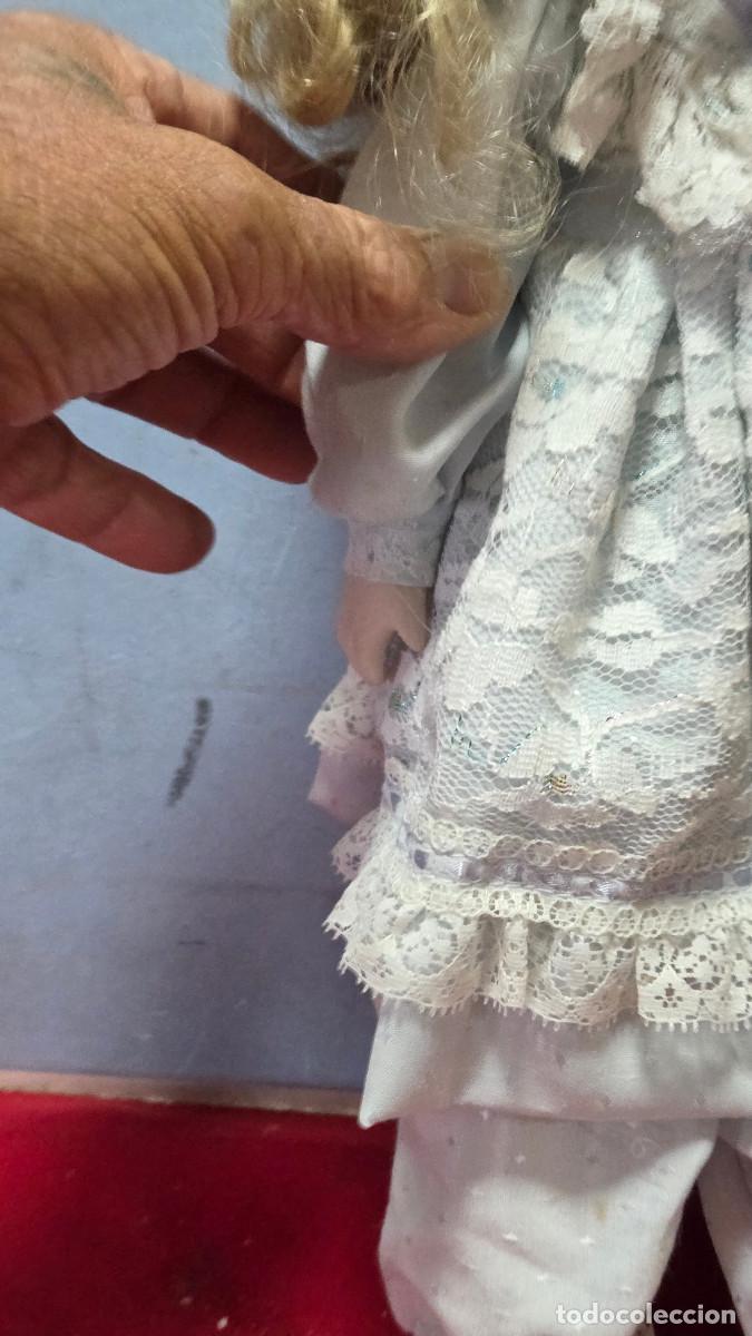 Vintage: mu&ntilde;eca de coleccion de porcelana - Foto 6