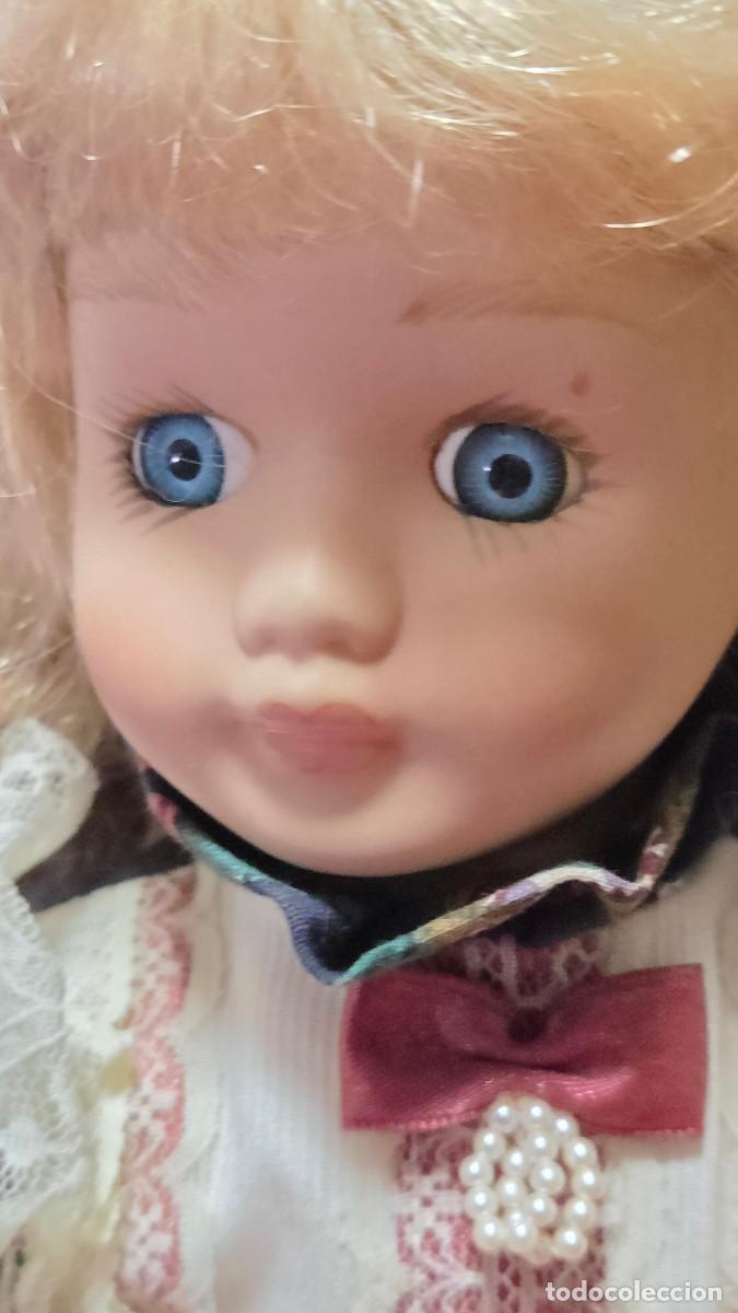 Vintage: mu&ntilde;eca de coleccion de porcelana - Foto 4