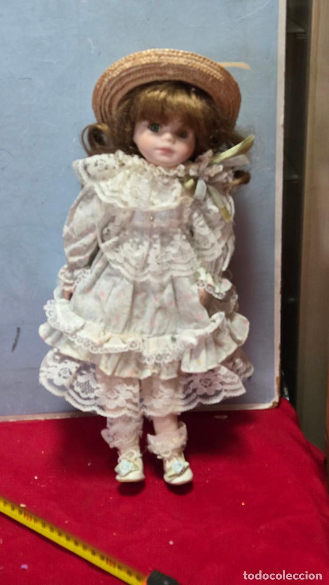 Vintage: mu&ntilde;eca de coleccion de porcelana - Foto 1