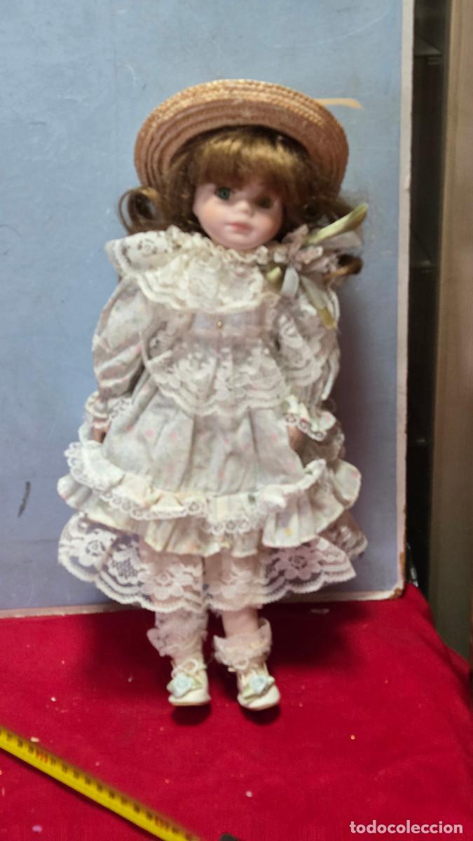 Vintage: mu&ntilde;eca de coleccion de porcelana - Foto 2