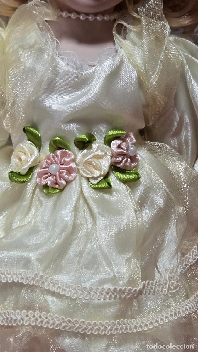 Vintage: mu&ntilde;eca de coleccion de porcelana - Foto 3