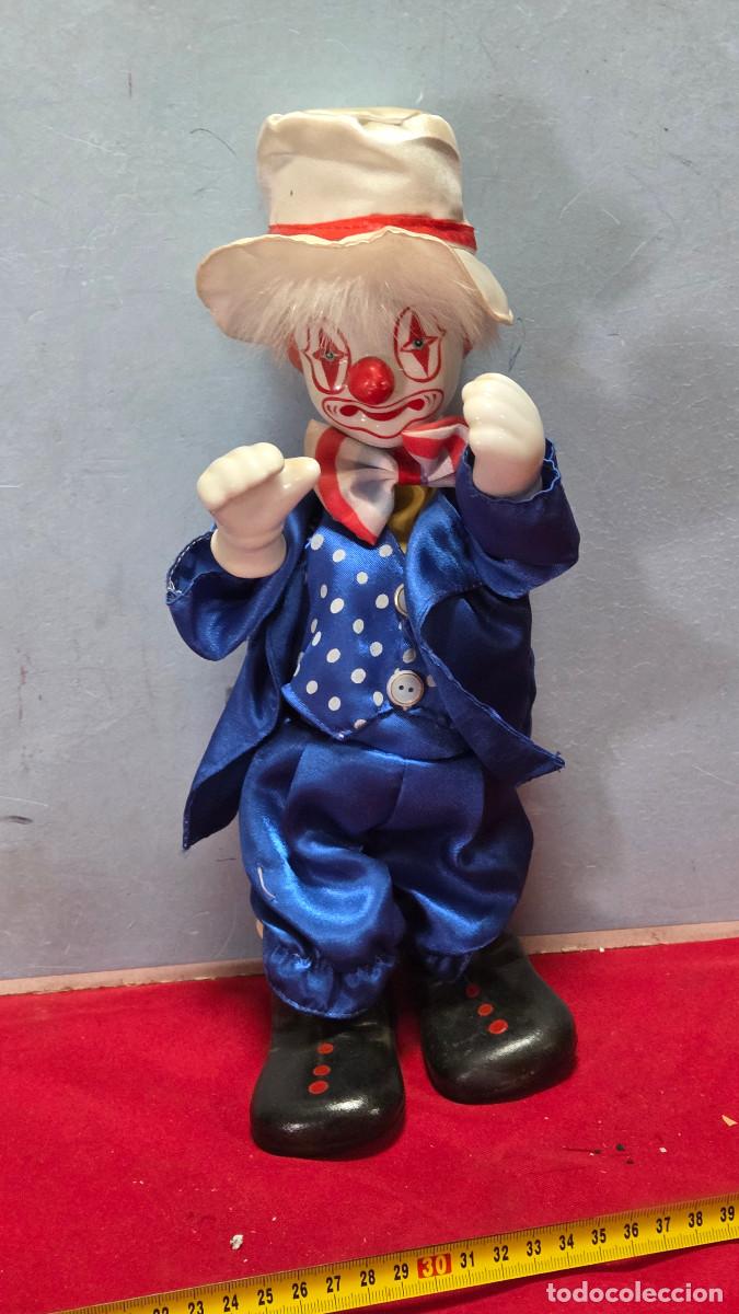 Vintage: mu&ntilde;eca de coleccion de porcelana payaso - Foto 1