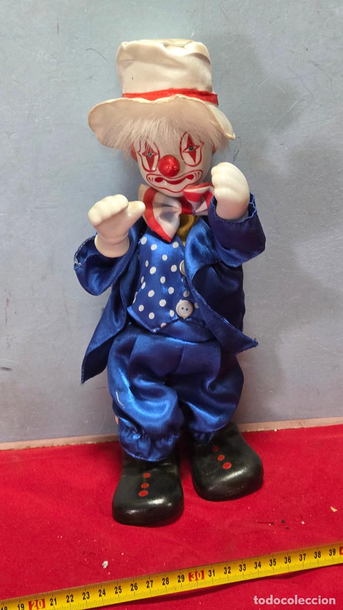 Vintage: mu&ntilde;eca de coleccion de porcelana payaso - Foto 2