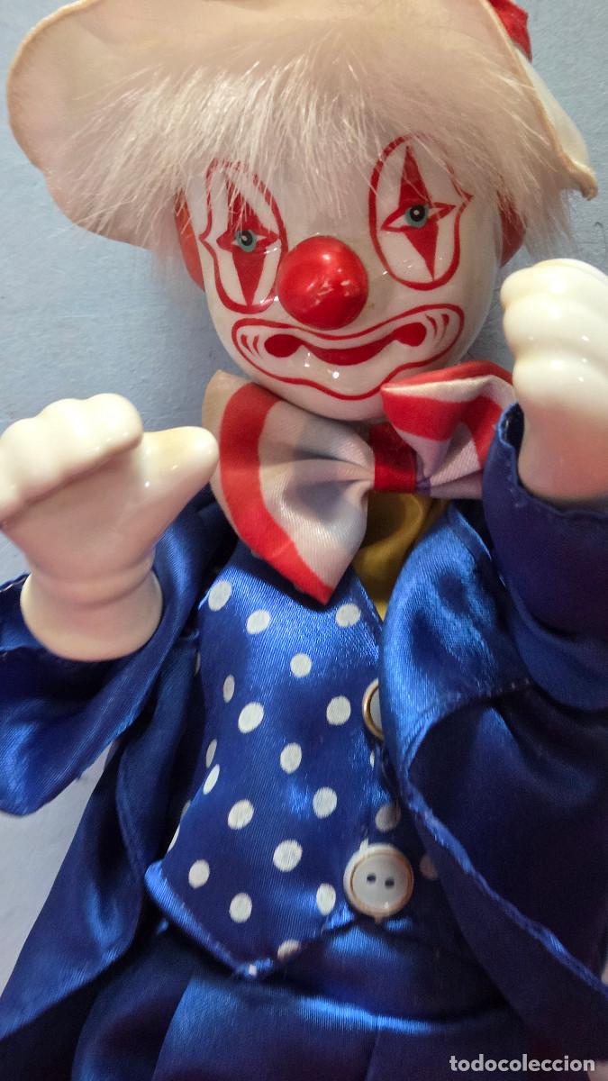 Vintage: mu&ntilde;eca de coleccion de porcelana payaso - Foto 3