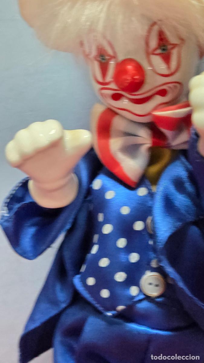 Vintage: mu&ntilde;eca de coleccion de porcelana payaso - Foto 5