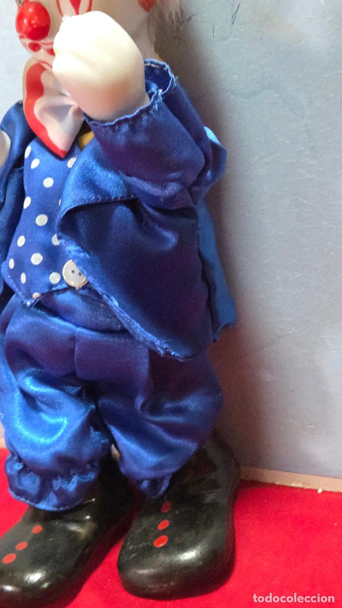 Vintage: mu&ntilde;eca de coleccion de porcelana payaso - Foto 6