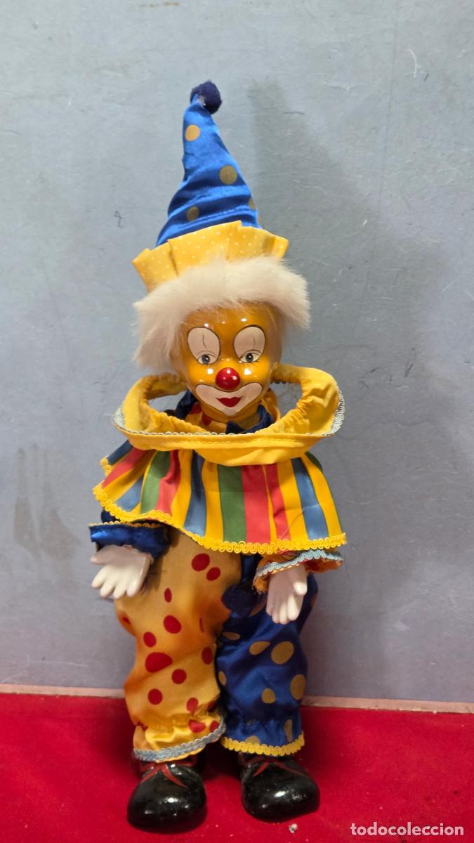 Vintage: mu&ntilde;eco de porcelana payaso