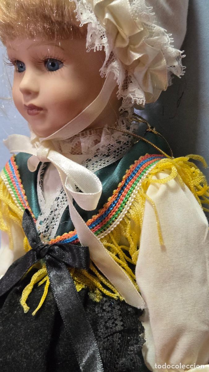 Vintage: mu&ntilde;eca de coleccion de porcelana - Foto 5