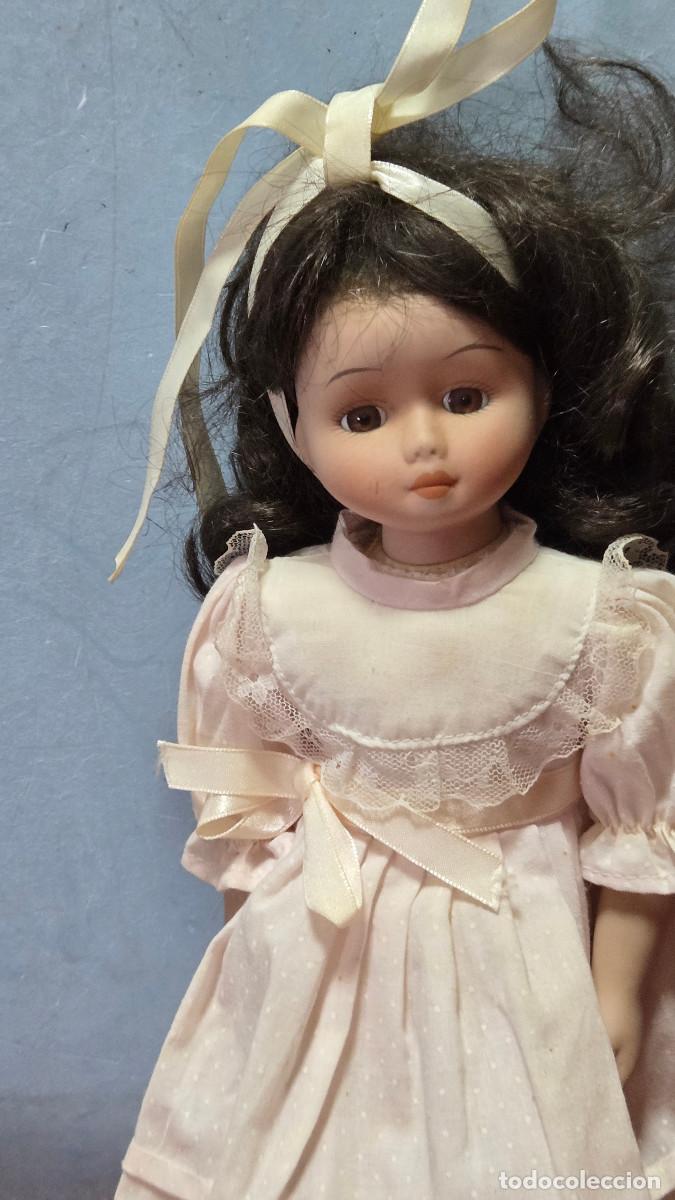 Vintage: mu&ntilde;eca de coleccion de porcelana - Foto 2