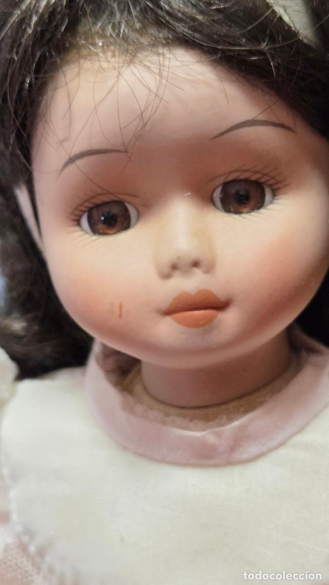 Vintage: mu&ntilde;eca de coleccion de porcelana - Foto 3