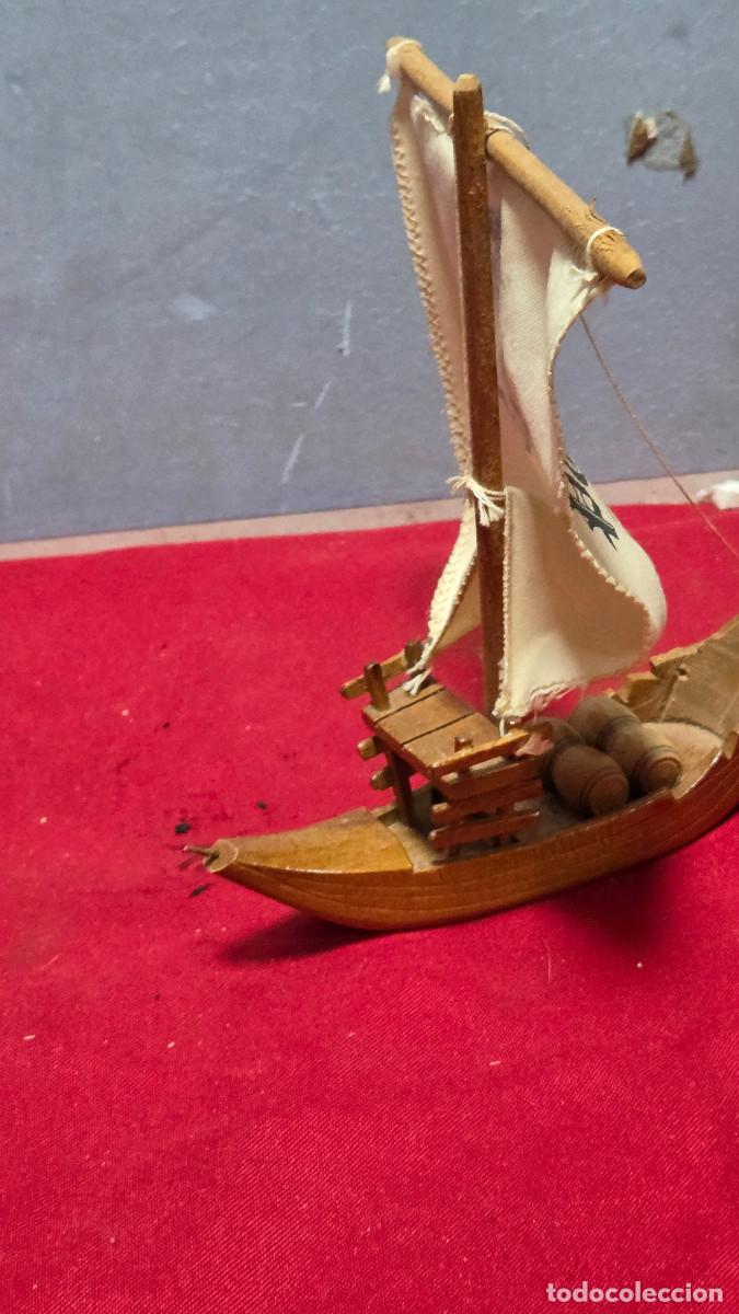 Vintage: maqueta de barco de madera - Foto 5