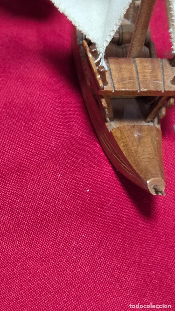 Vintage: maqueta de barco de madera - Foto 6