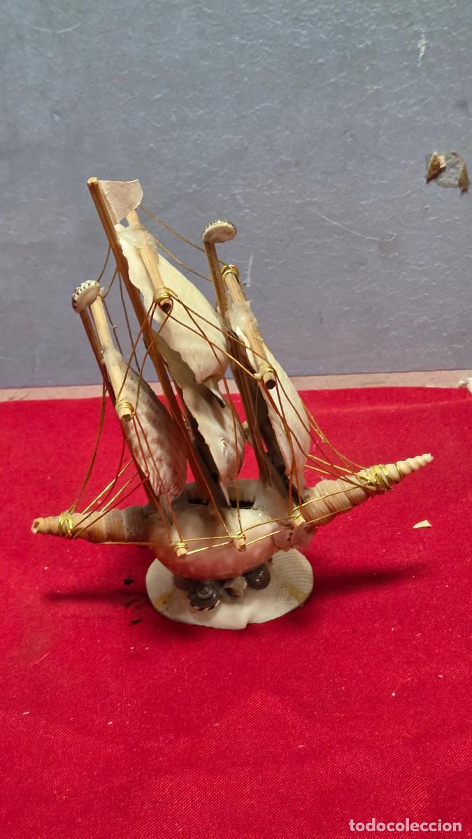 Vintage: maqueta de barco de madera - Foto 1
