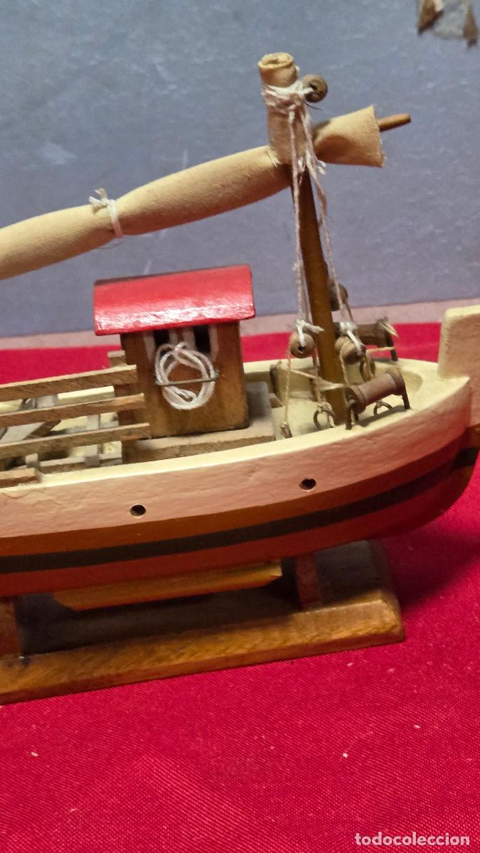 Vintage: maqueta de barco de madera - Foto 3
