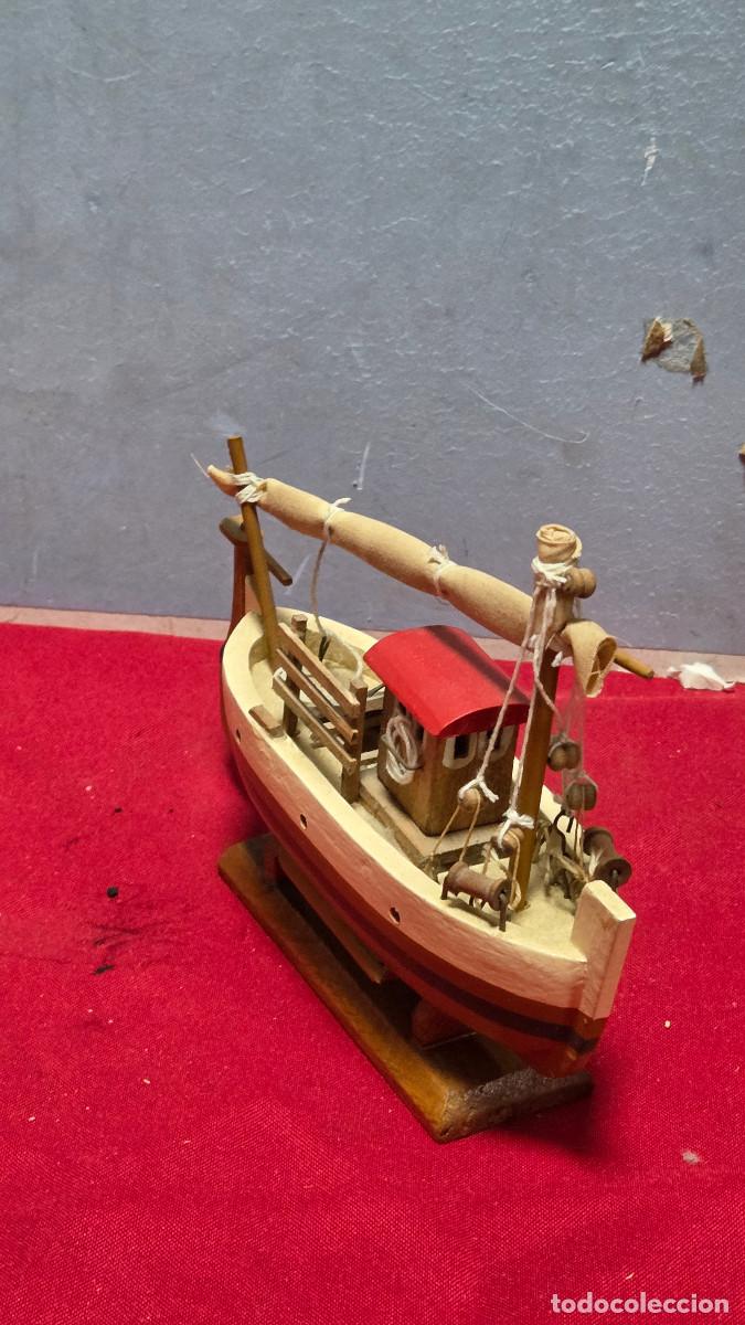 Vintage: maqueta de barco de madera - Foto 4