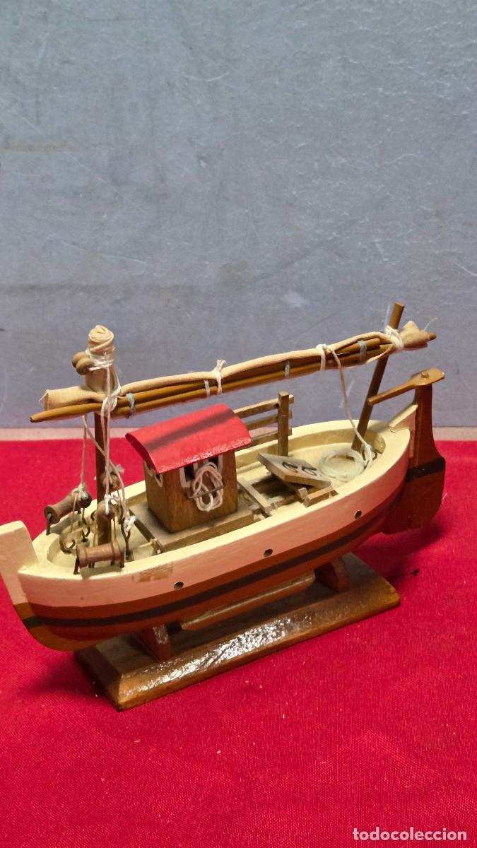 Vintage: maqueta de barco de madera - Foto 5