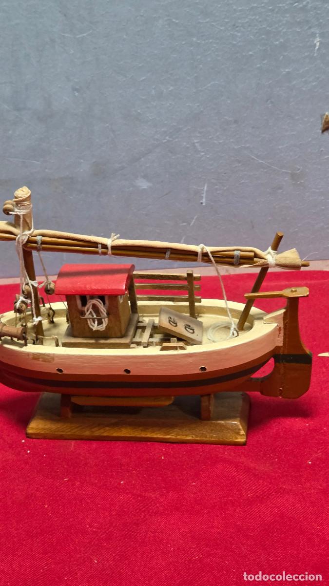 Vintage: maqueta de barco de madera - Foto 8