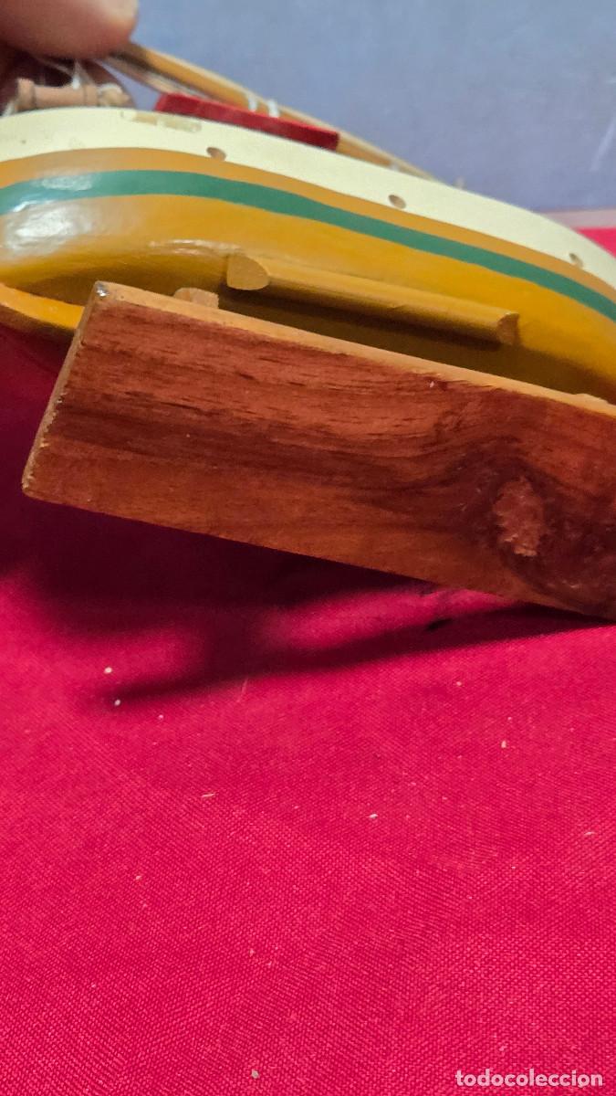 Vintage: maqueta de barco de madera - Foto 9
