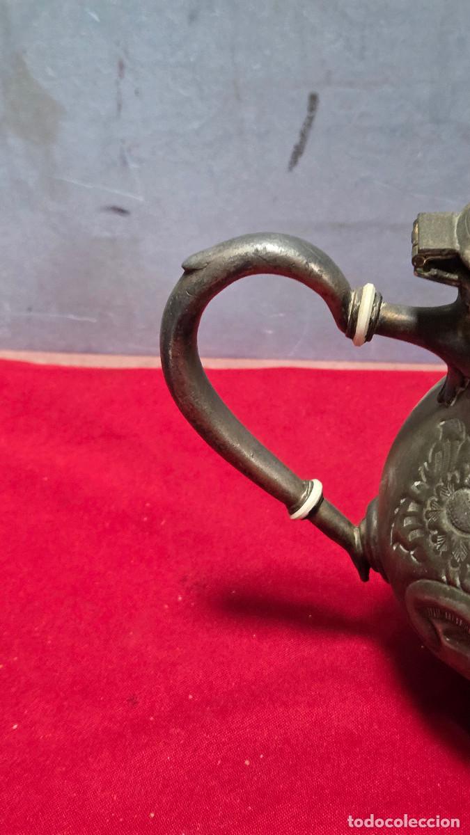 Vintage: tetera de metal arabe - Foto 5