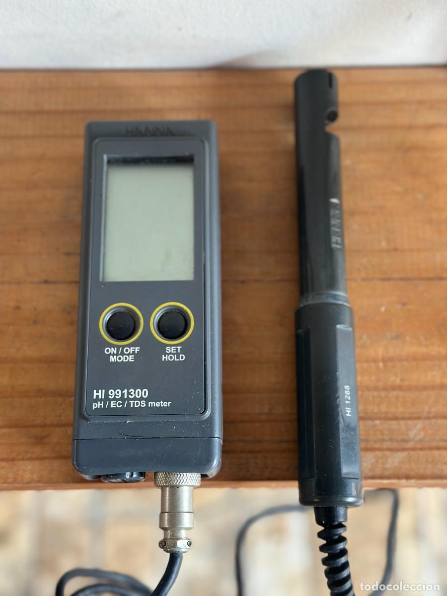 Vintage: Hanna Instruments HI 991300 &ndash; Medidor Port&aacute;til de pH, Conductividad, TDS y Temperatura con Sonda HI