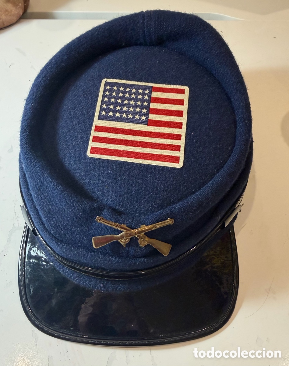 Vintage: Gorra kepi Guerra Civil americana de colecci&oacute;n