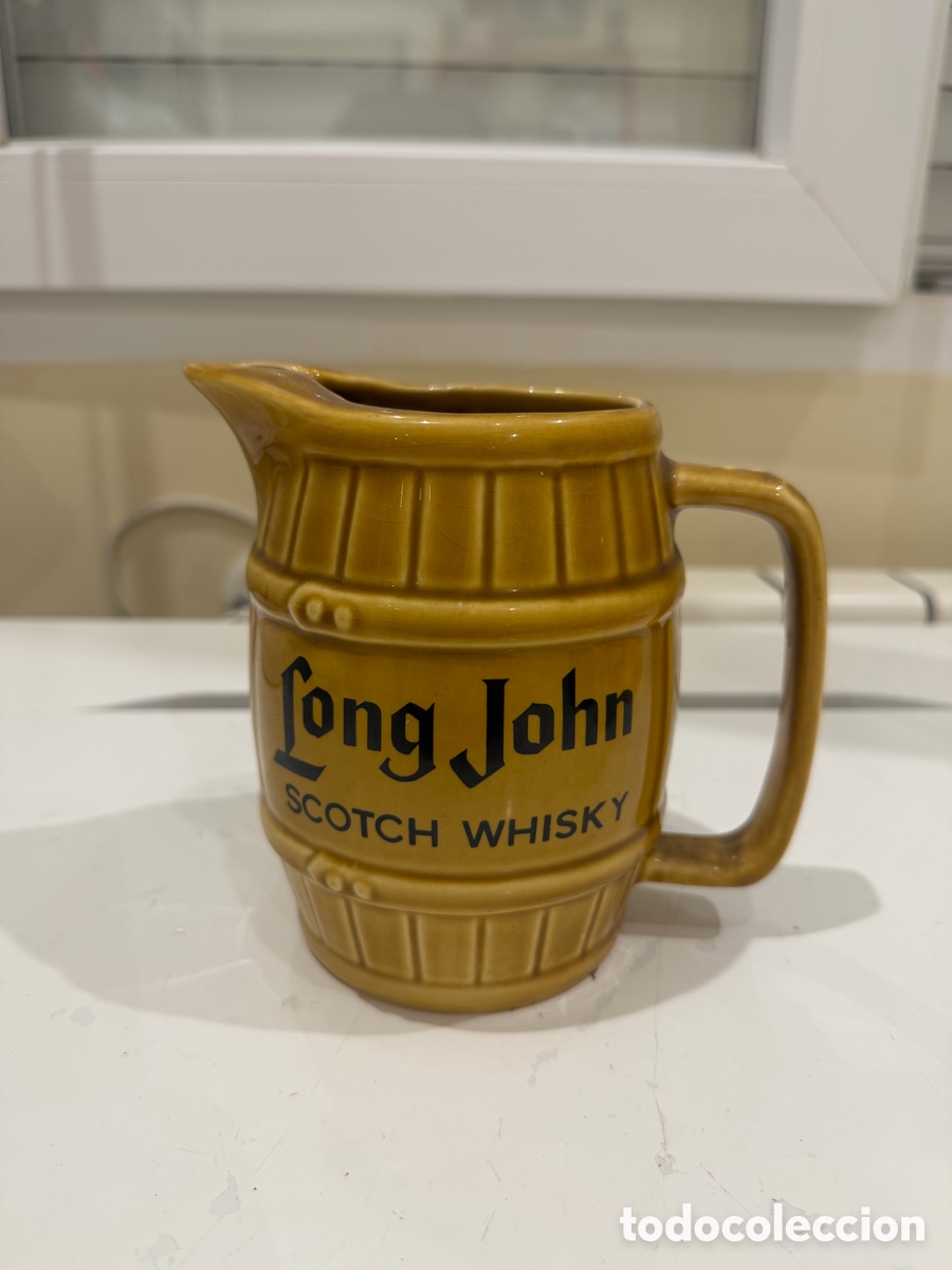 Vintage: Jarra agua Long John whisky Wade England vintage