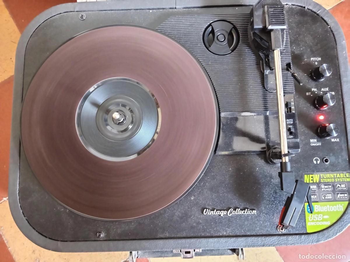 Vintage: Tocadiscos Port&aacute;til Vintage Collection