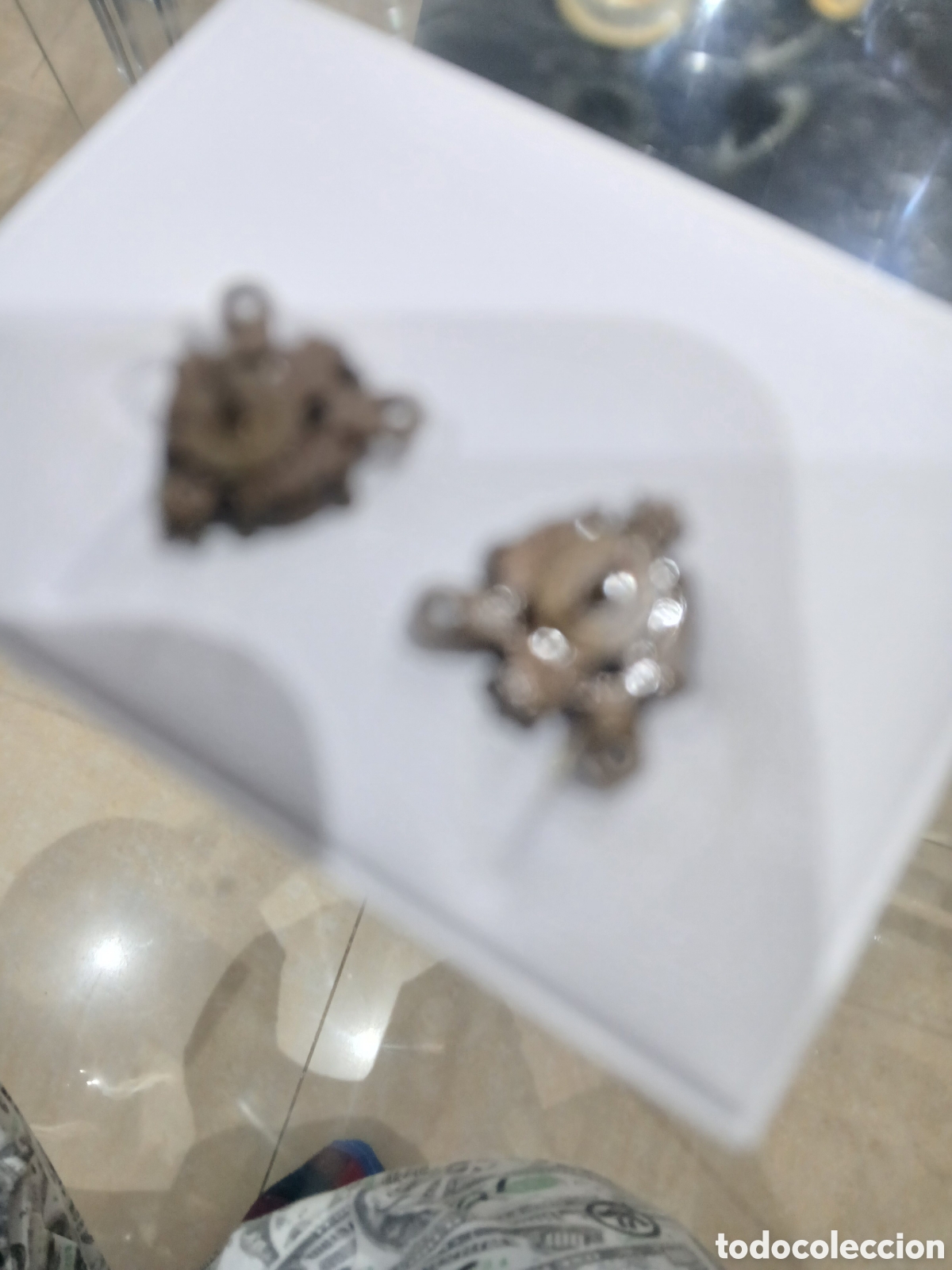 Vintage: Pendientes con piedrecitas - Foto 2