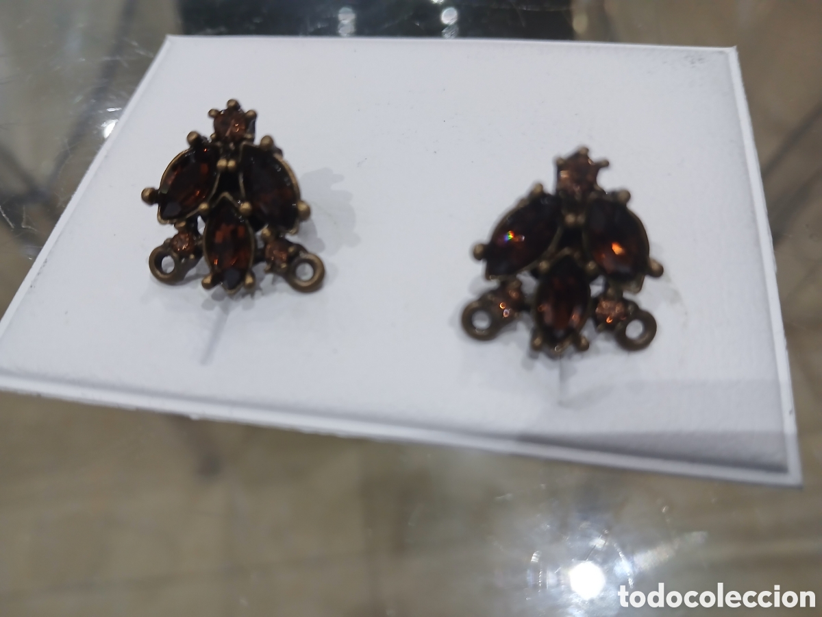 Vintage: Pendientes con piedrecitas - Foto 3