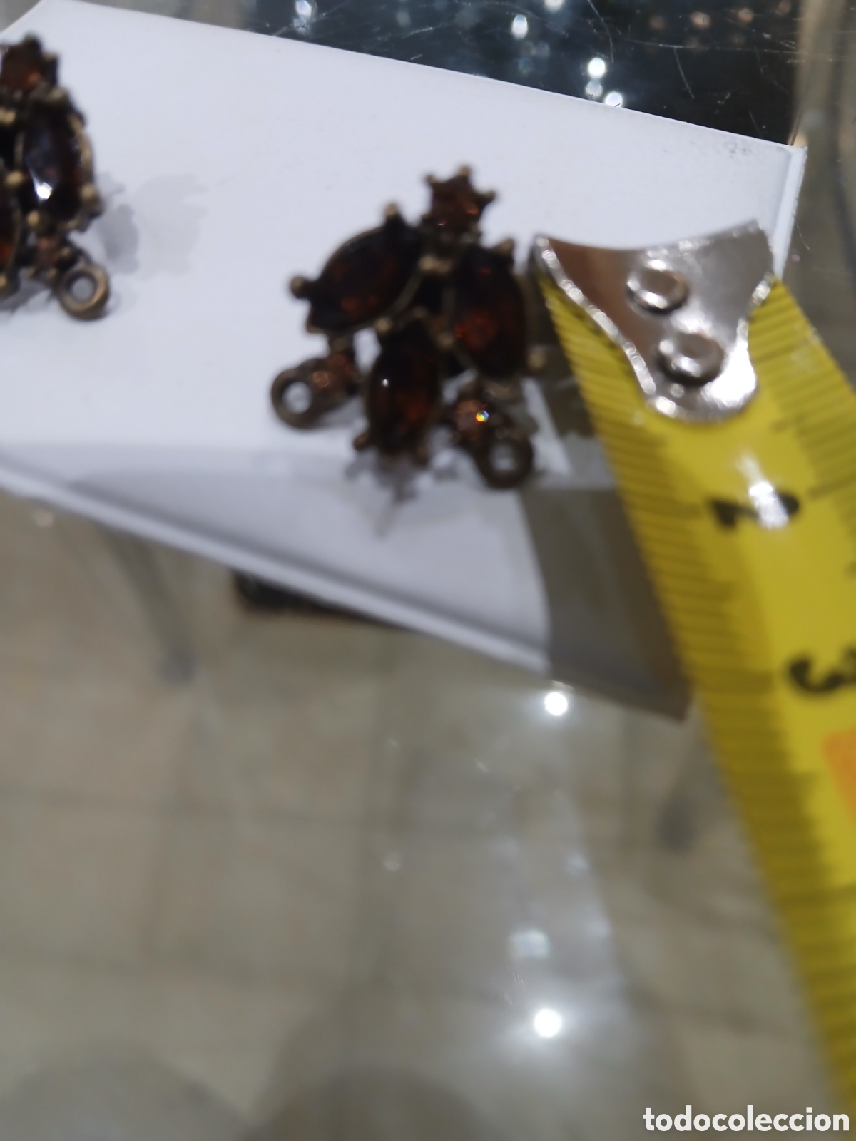 Vintage: Pendientes con piedrecitas - Foto 4