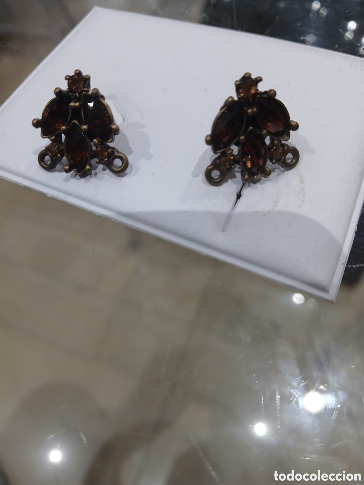 Vintage: Pendientes con piedrecitas