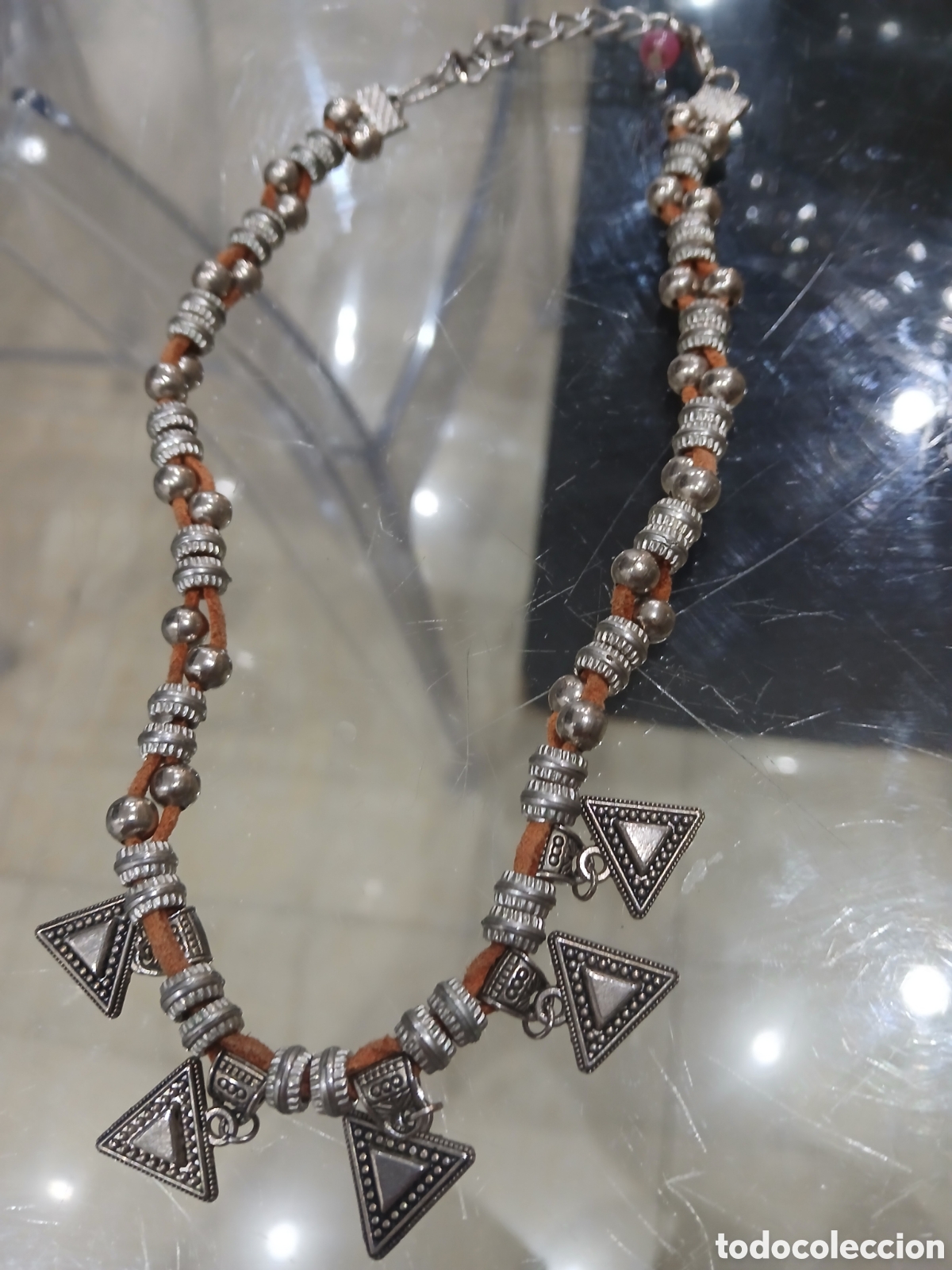 Vintage: Collar de disello plateado - Foto 2