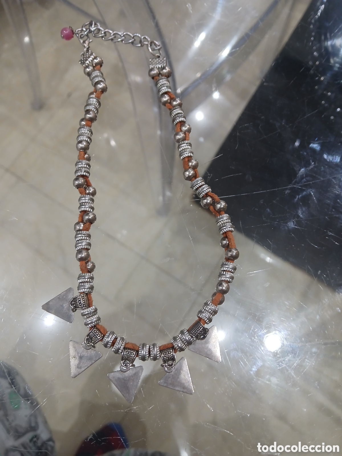 Vintage: Collar de disello plateado - Foto 3