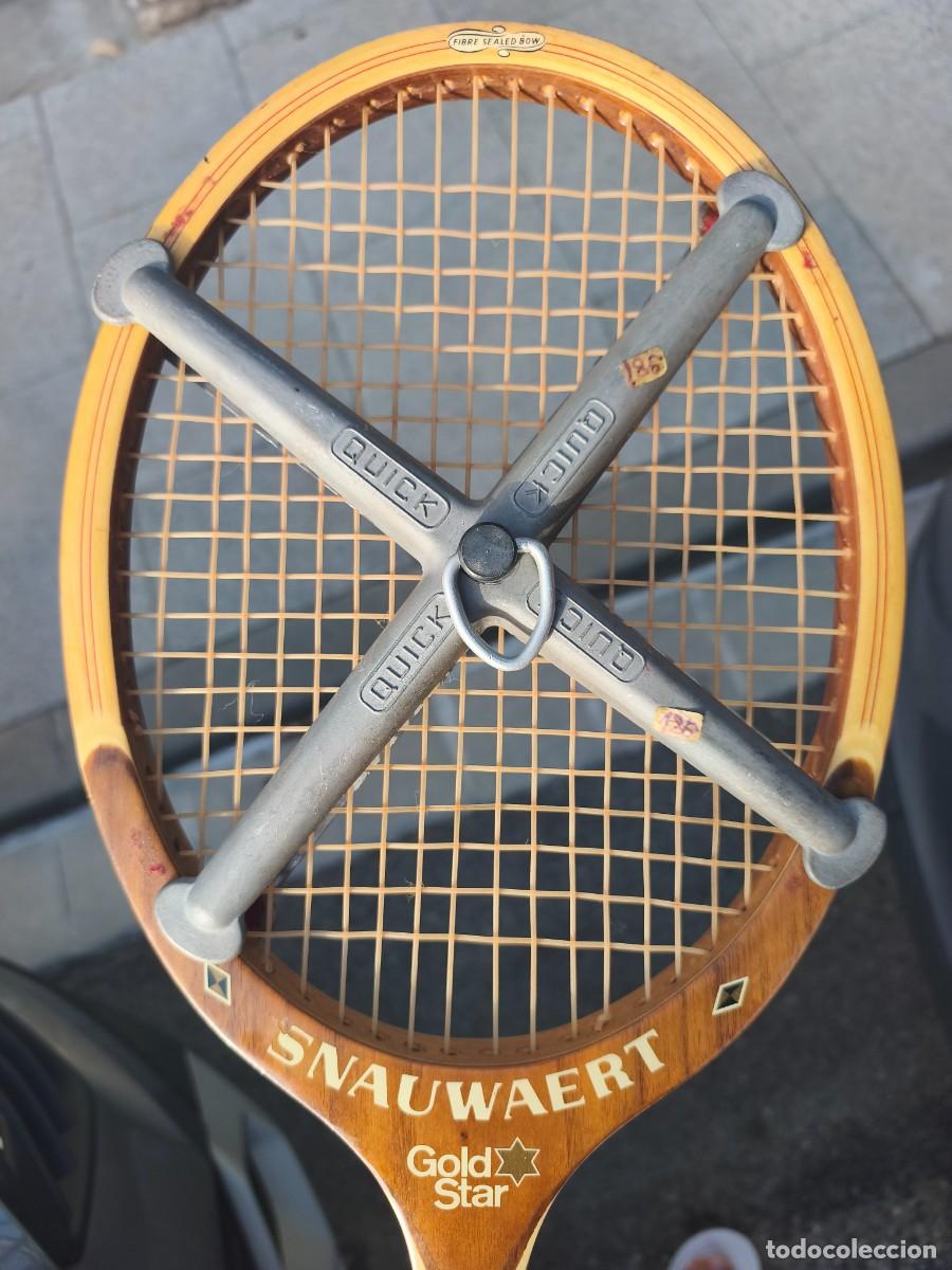 Vintage: Raqueta vintage SNAUWAERT madera
