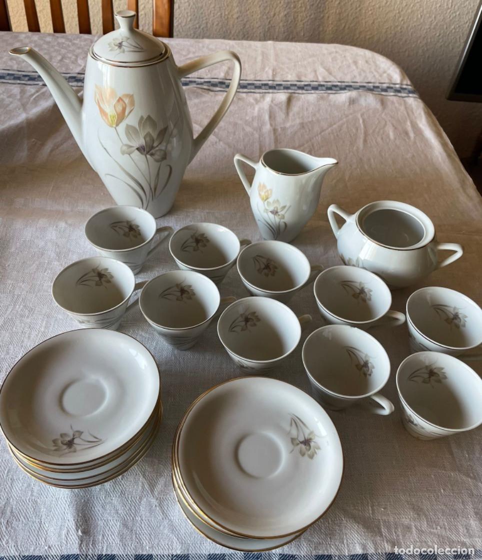Vintage: Juego de Caf&eacute; MAH Vigo Santa Clara