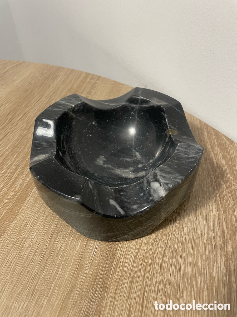 Vintage: CENICERO M&Aacute;RMOL NEGRO MEXICANO - Foto 4