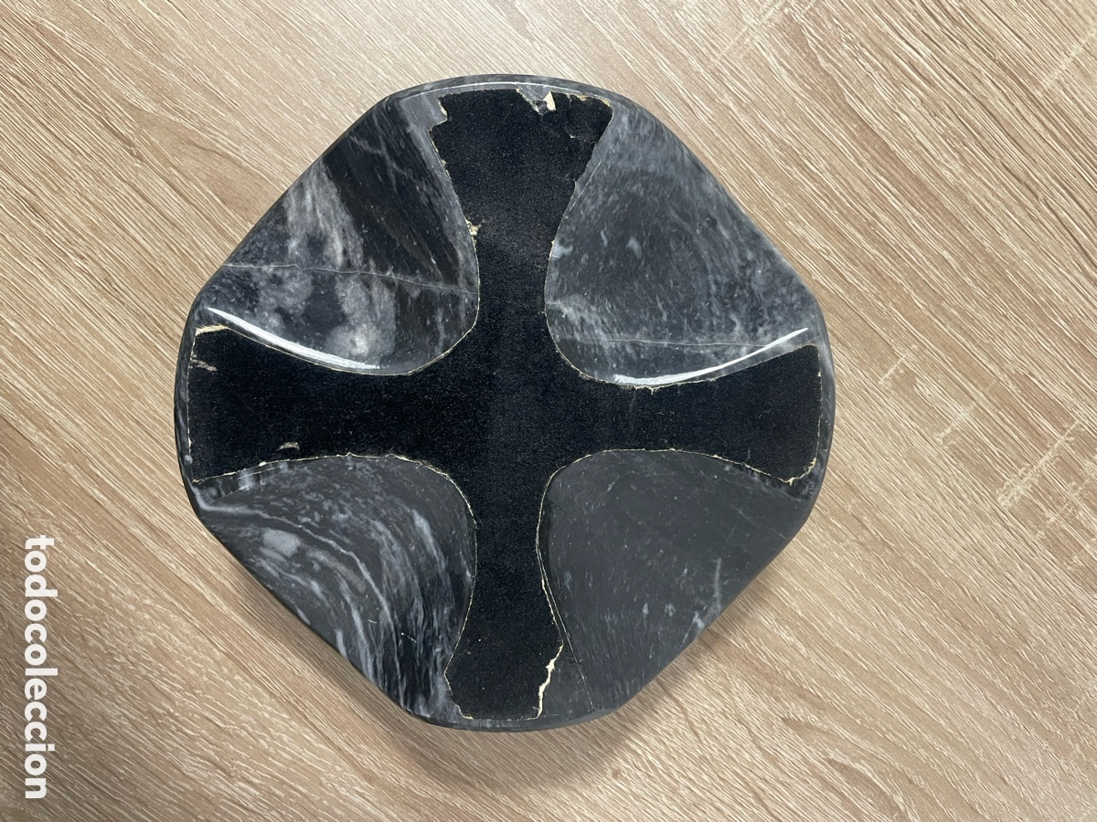 Vintage: CENICERO M&Aacute;RMOL NEGRO MEXICANO - Foto 5