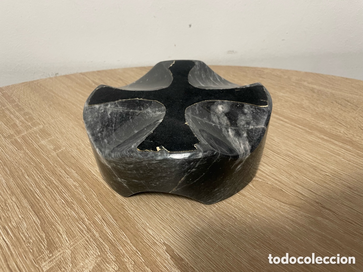 Vintage: CENICERO M&Aacute;RMOL NEGRO MEXICANO - Foto 6