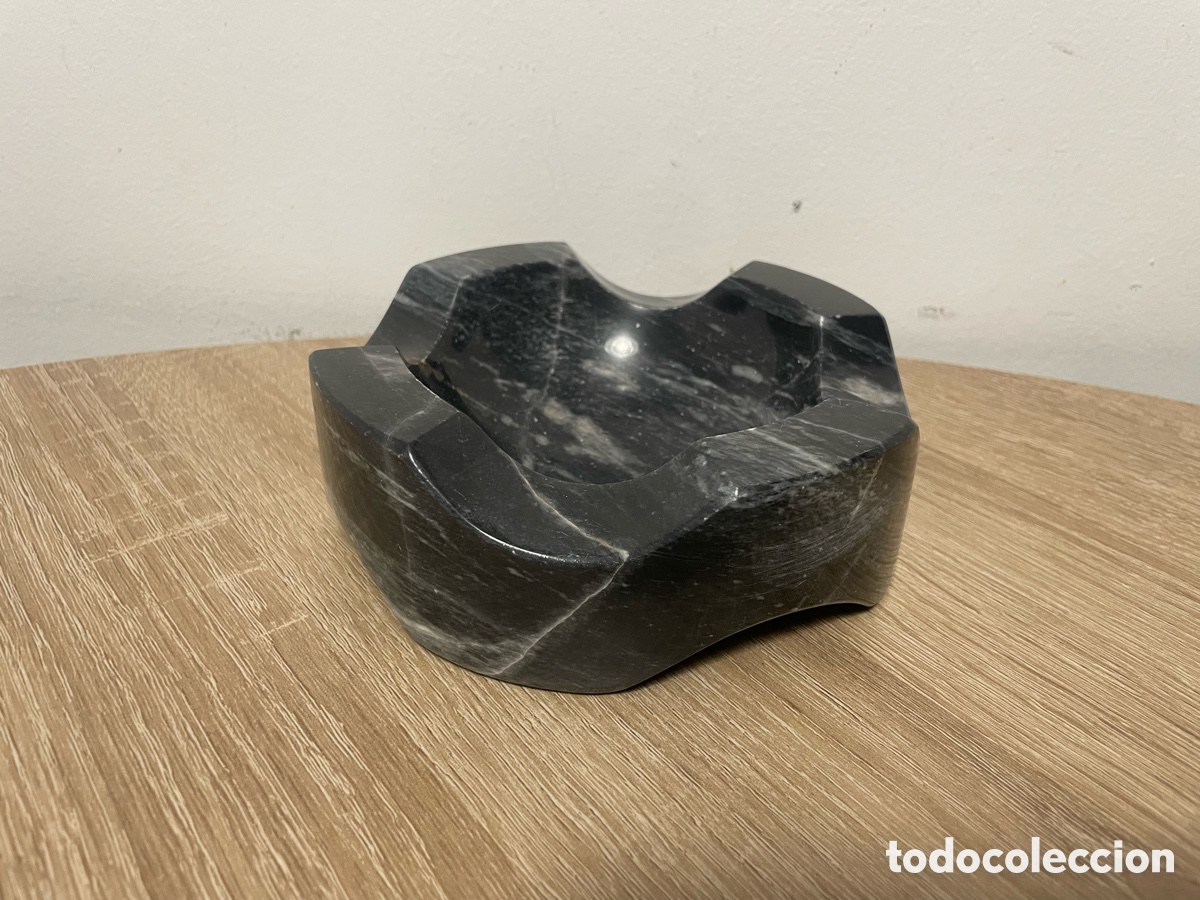 Vintage: CENICERO M&Aacute;RMOL NEGRO MEXICANO - Foto 1