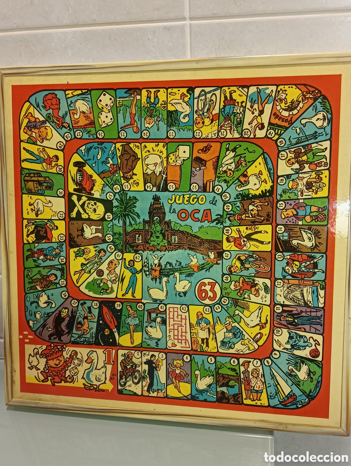 Vintage: Juego parch&iacute;s y oca Marigo - Foto 6