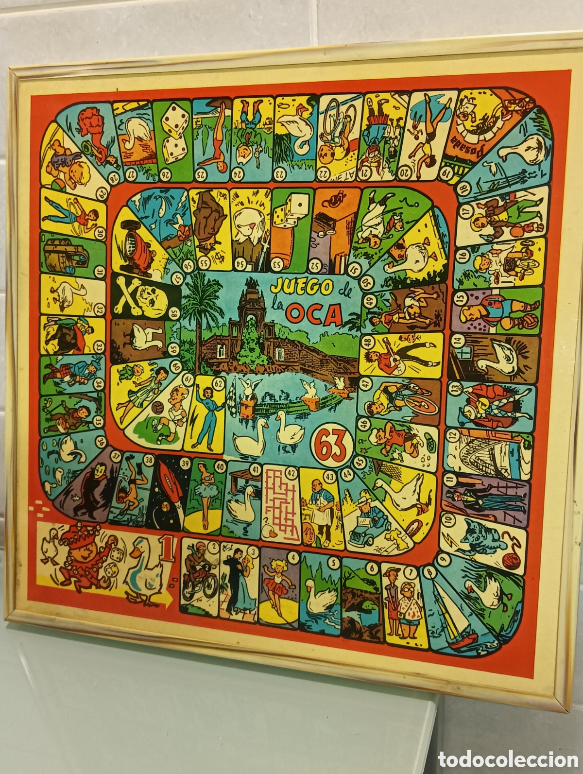 Vintage: Juego parch&iacute;s y oca Marigo