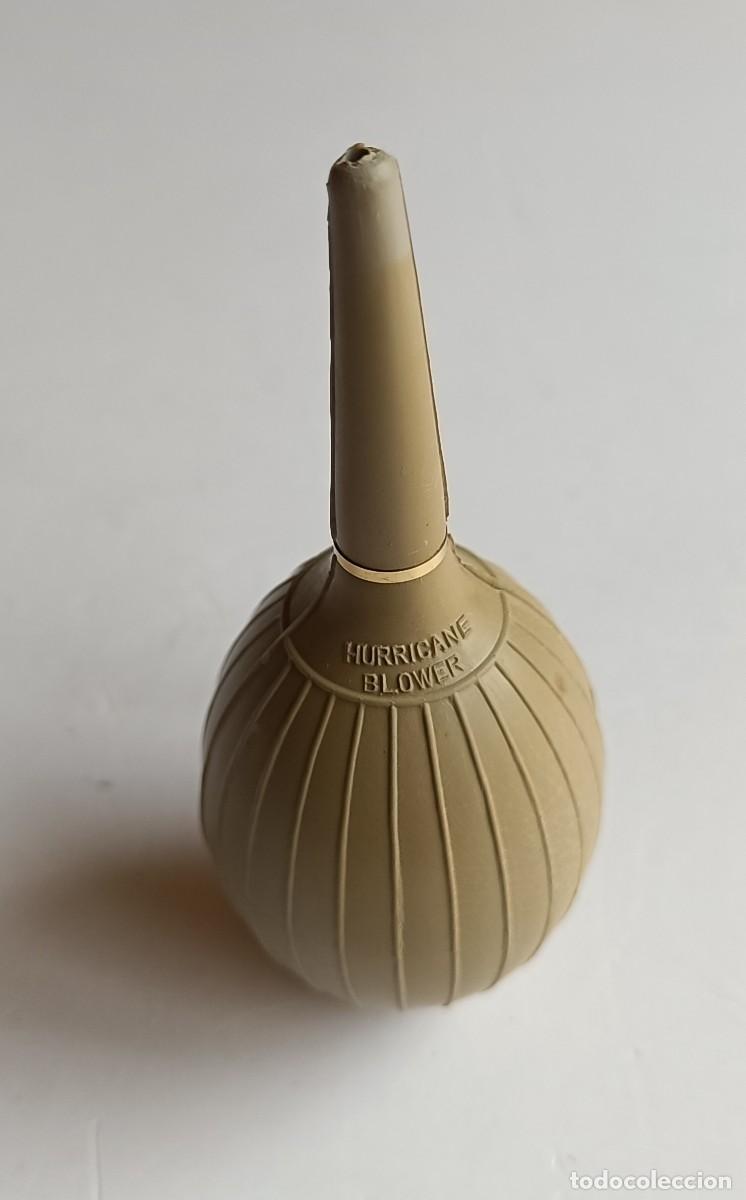 Vintage: SOPLADOR DE AIRE MANUAL - HURRICANE BLOWER 004308 NR. PAT. A - 11 CM. DE ALTURA - FOTOGRAFIA VINTAGE