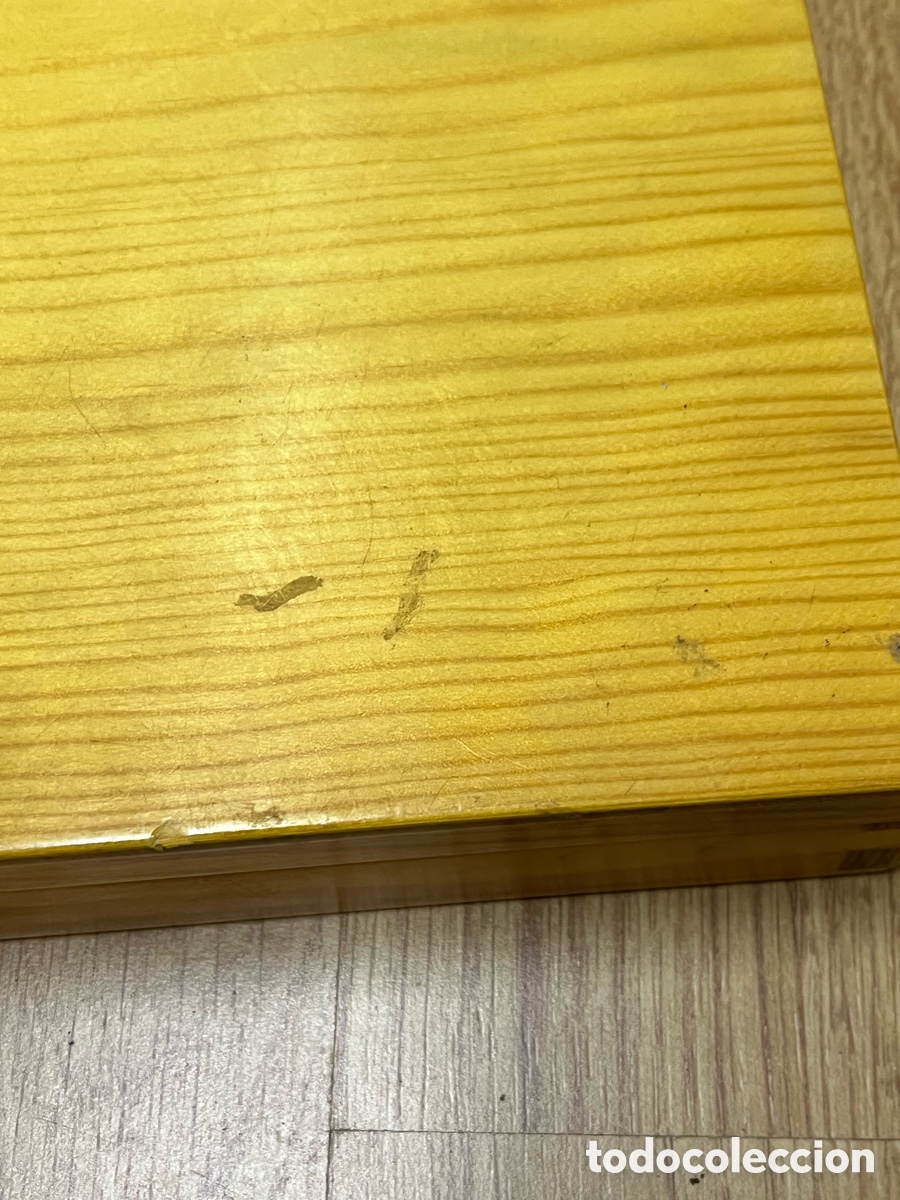 Vintage: Caja plana de madera con cierre met&aacute;lico - Foto 4
