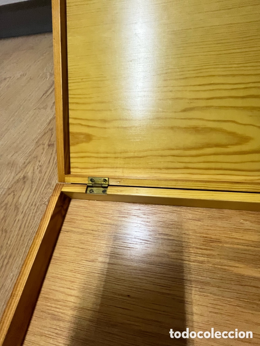 Vintage: Caja plana de madera con cierre met&aacute;lico - Foto 8