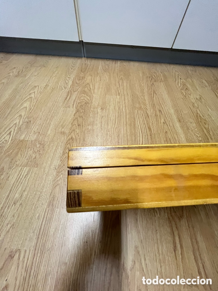 Vintage: Caja plana de madera con cierre met&aacute;lico - Foto 11